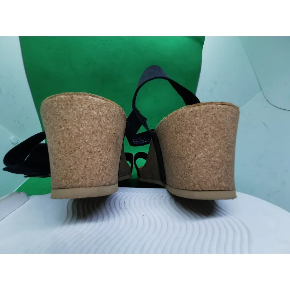 Aetrex Women's Lexa Orthopedic Ankle Strap Arch Support Wedge Sandals Size 10